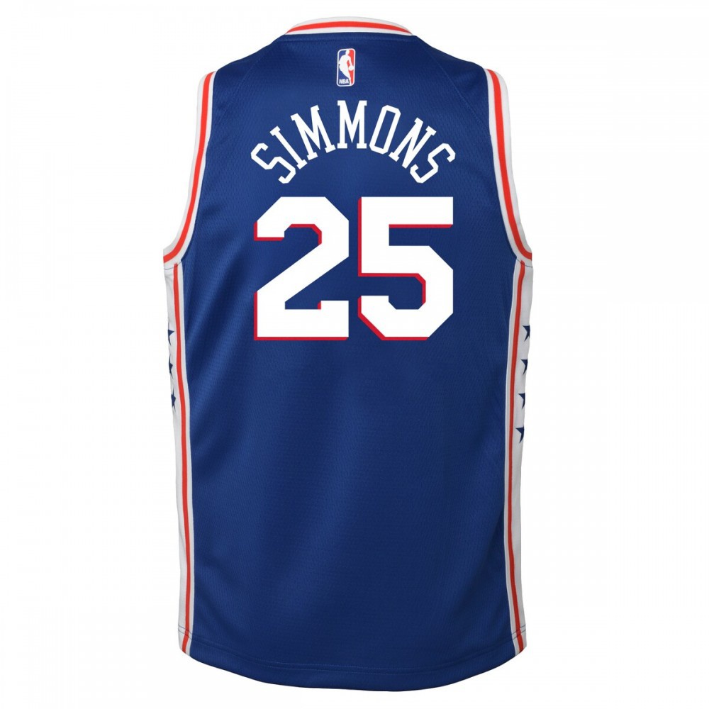 Ben Simmons Philadelphia 76ers Youth Swingman Jersey Royal - Icon Edition-Pro Kit Vault | Brand New 26/27 Sports Jerseys